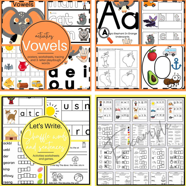 Monthly Resource Bundles: Pre-writing and Handwriting Bundle WriteAbility