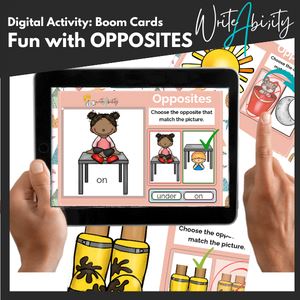 Fun with Opposites: Digital Activity. WriteAbility