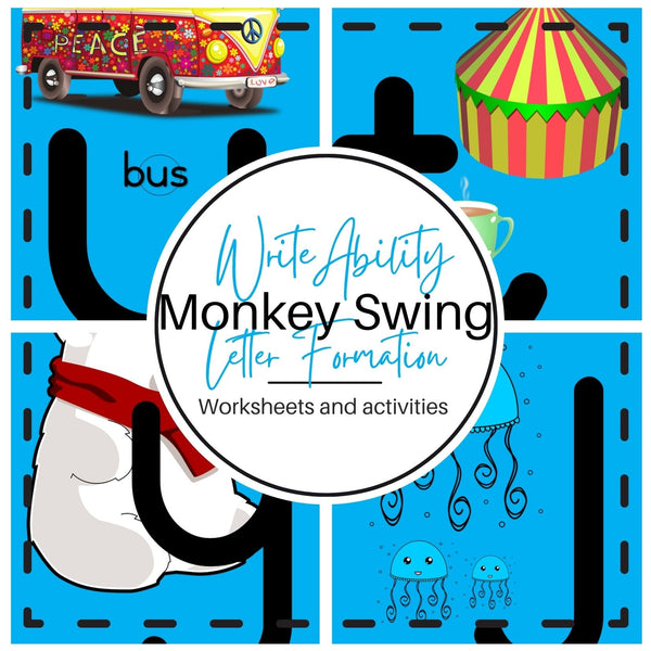 Handwriting: Monkey Swing Letter Formation WriteAbility