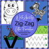 Zig Zag Letter Formation Activity Resource WriteAbility
