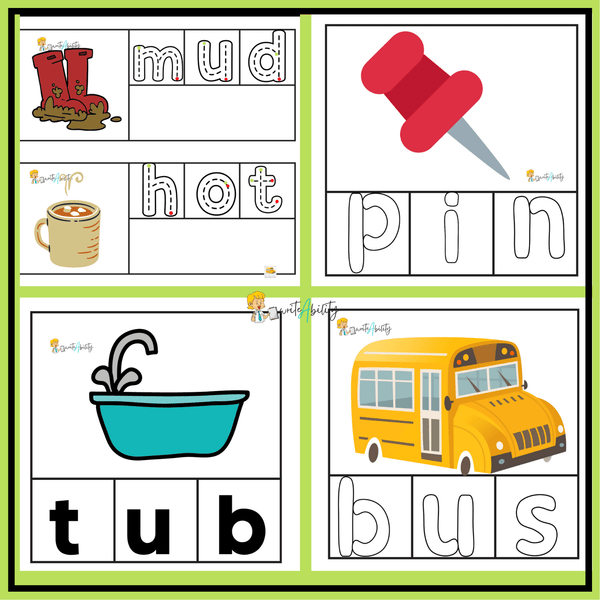 Let's Write 3 Letter Words-Activities and Worksheets WriteAbility