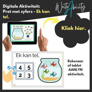 Pret met Syfers: Ek kan tel (Digitale (AANLYN) aktiwiteit). WriteAbility