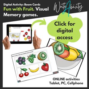 Fun with Fruit: Visual memory and Figure-Ground. WriteAbility