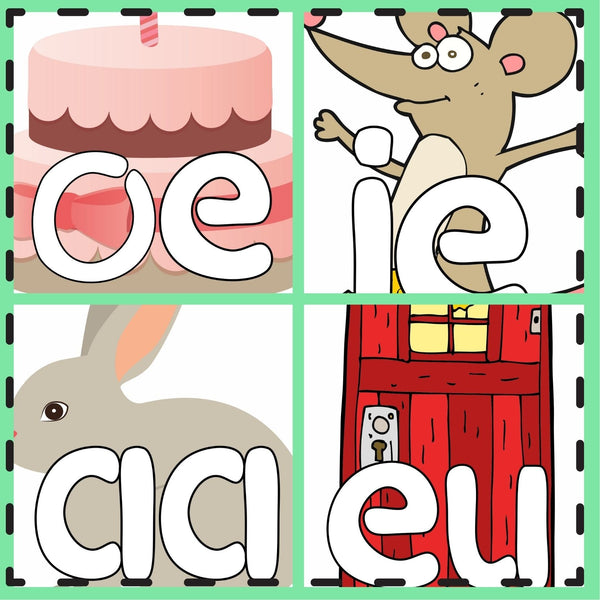 Dubbelklanke: Kleikaarte/muurkaarte WriteAbility