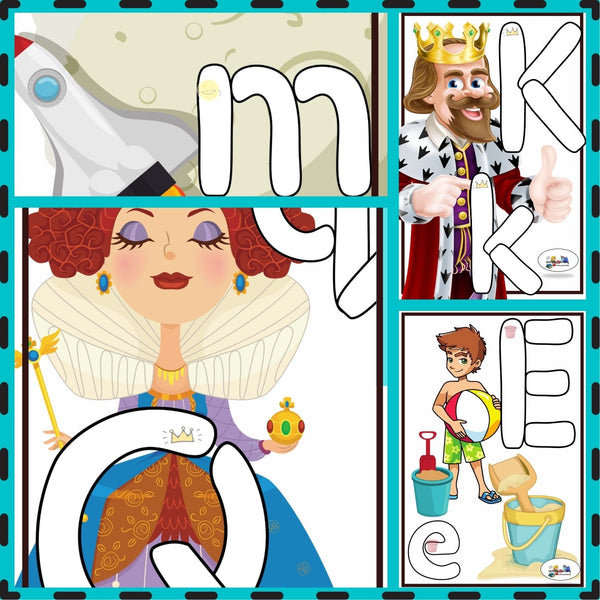 Playdough Alphabet Letters / Speelklei Alfabet Klanke WriteAbility