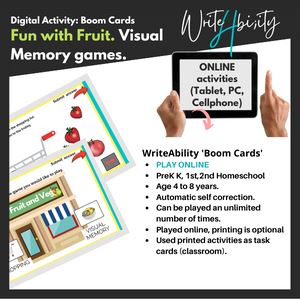 Fun with Fruit: Visual memory and Figure-Ground. WriteAbility