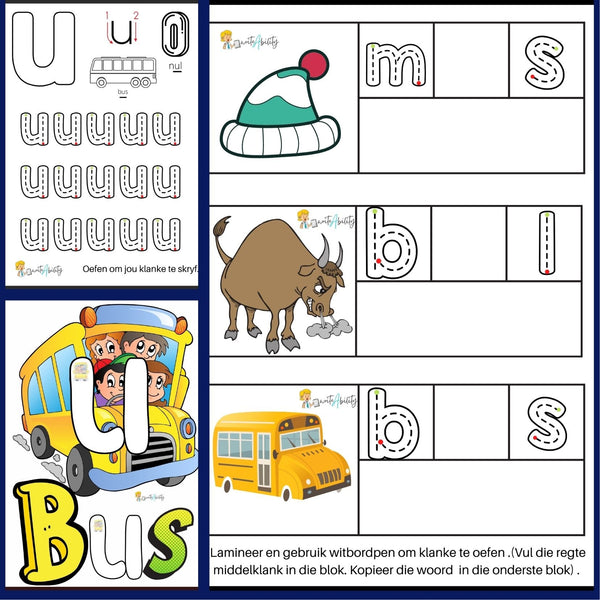 Volledige Klankvormings-en-Skrifpatroon Pakket WriteAbility