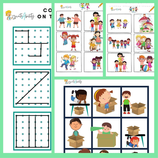 Ruimtelike Persepsie: Arbeidsterapie Mega Bundel WriteAbility