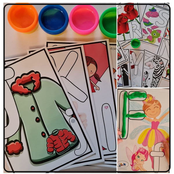 Activity Set: Playdough Alphabet /Alfabet klanke WriteAbility