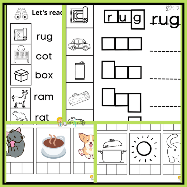 Let's Write 3 Letter Words-Activities and Worksheets WriteAbility