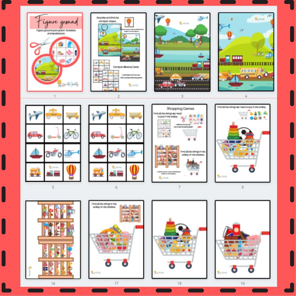 Figure-Ground Perception: Activities and Worksheets WriteAbility