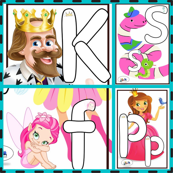 Playdough Alphabet Letters / Speelklei Alfabet Klanke WriteAbility