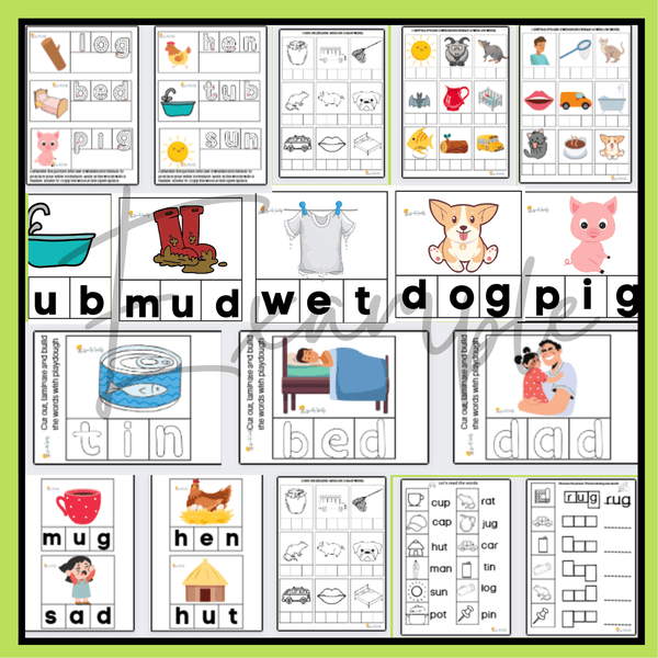 Let's Write 3 Letter Words-Activities and Worksheets WriteAbility