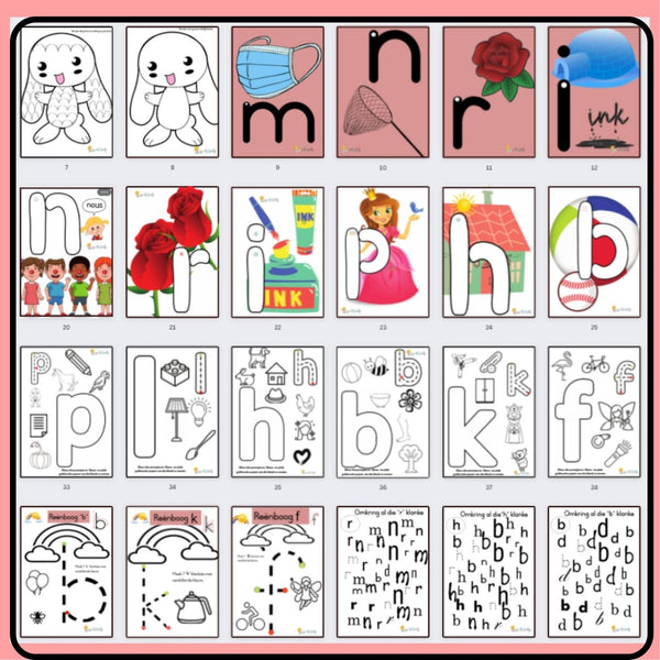 Volledige Klankvormings-en-Skrifpatroon Pakket WriteAbility