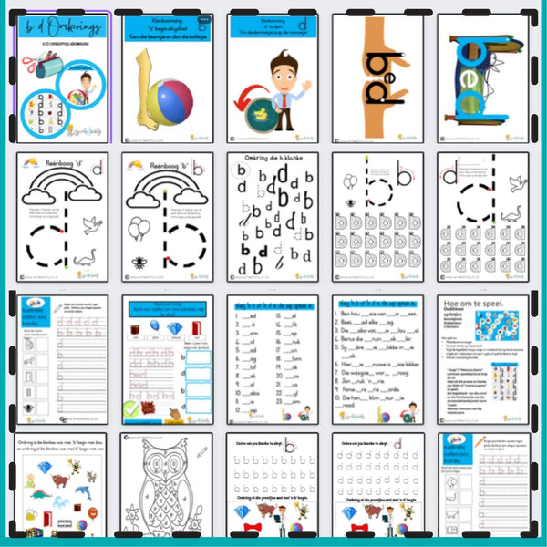 b /d Confusion and Reversals (Video and Worksheet Combo) WriteAbility
