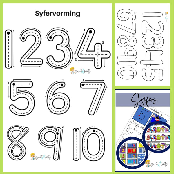 Number Reversals: Activities, worksheets and video bundle. Worksheet and Video Combo WriteAbility