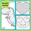 Dotted Pictures: Fine Motor Activities To Improve Pencil Control WriteAbility