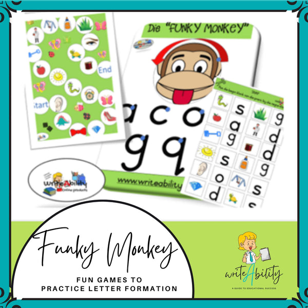Funky Monkey Letter Formation Program WriteAbility