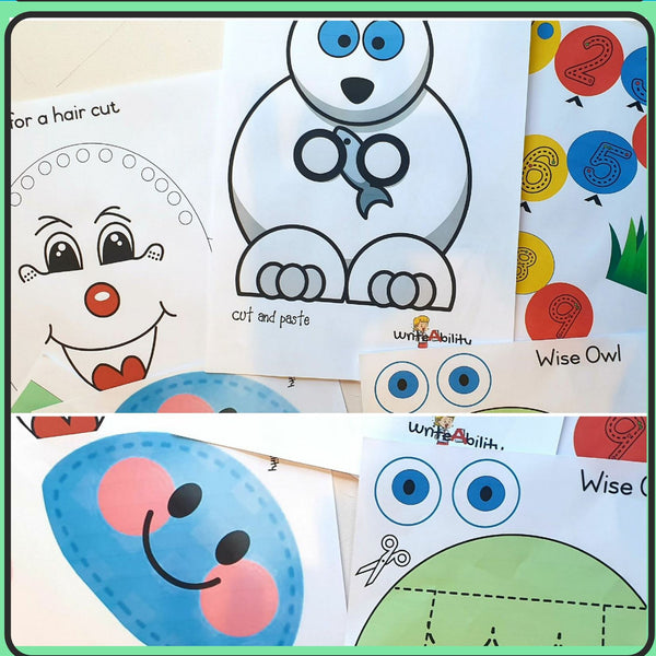 Knipvaardigheid-Aktiwiteite WriteAbility