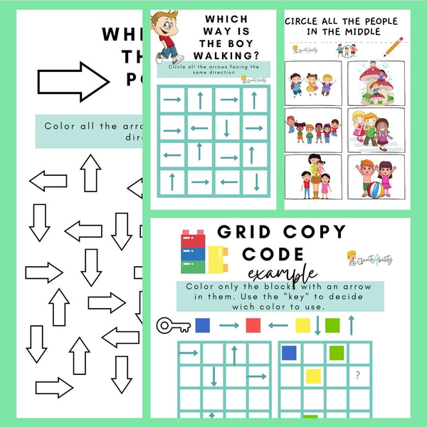 Spatial Awareness: Activities and worksheets WriteAbility
