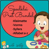Speelklei Pret: Alfabet, Vorms, Syfers en "Pre-writing" Patrone WriteAbility