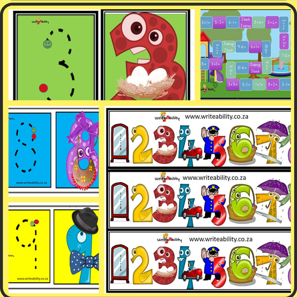 Syferomkerings: Gekombineerde Produk (Video en Werksvelle) Activities WriteAbility