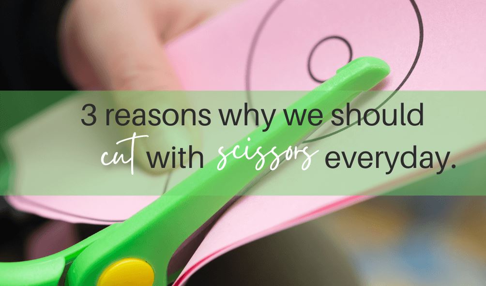 3 Reasons Why We Should Cut With Scissors Daily.