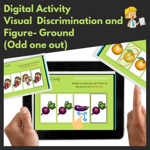 Visual Perceptual Skills: Visual Discrimination and Figure Ground Nr. 2 (Digital Activity) WriteAbility 