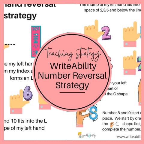 Left Hand Number Reversal Strategy. WriteAbility 