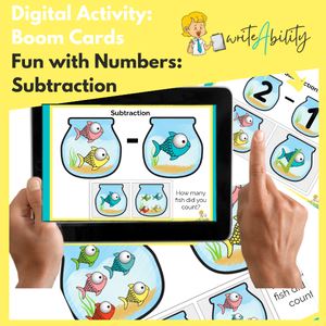 Fun with Numbers: Subtraction (Digital /Online Activity). WriteAbility 