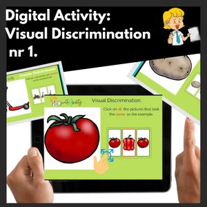 Visual Perceptual Skills: Visual Discrimination Nr. 1(Digital Activity) WriteAbility 