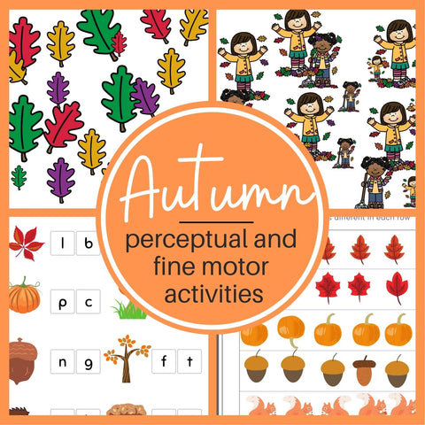 Seasons: Perceptual and Fine Motor Activity Resource Bundle. WriteAbility 