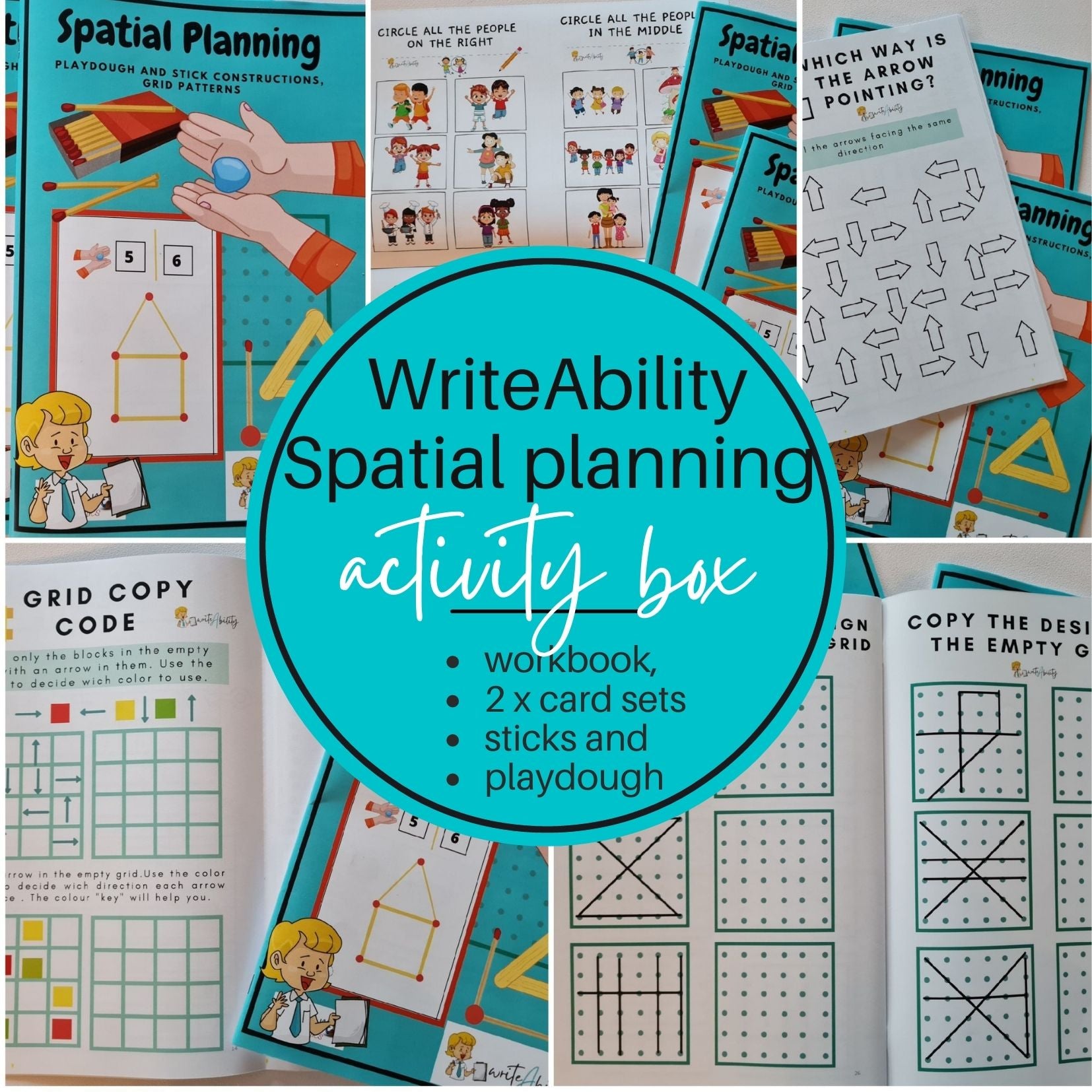 Spatial Memory Activities Spatial Planning Activity Set – WriteAbility
