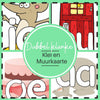 Dubbelklanke: Kleikaarte/muurkaarte WriteAbility 
