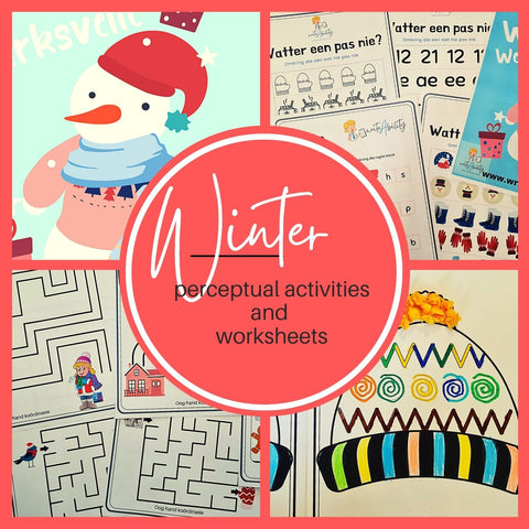 Winter: Perceptual Activities and Worksheets WriteAbility 