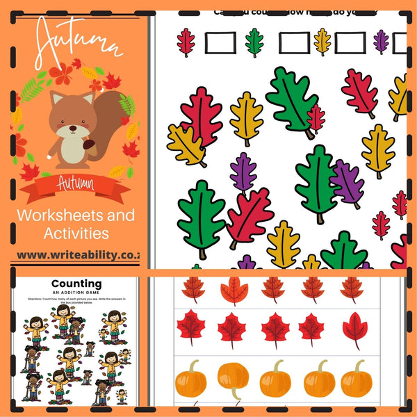 Autumn: Perceptual and fine motor activities WriteAbility 