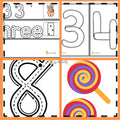 Fun with Number Names 1-10 : Flashcards, Playdough and Tracing Activities. WriteAbility 