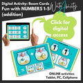 Fun with numbers: I can ADD 1-5 : Digital Activity (Boom Cards) WriteAbility 