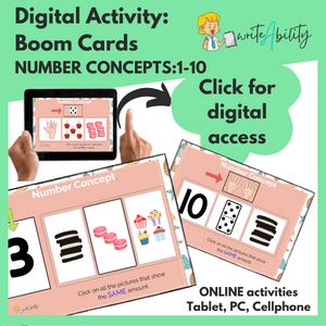 Fun with Numbers: Number Concepts 1-10 (DIGITAL) WriteAbility 