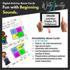 Fun with Beginning Sounds: Digital (online) activity. WriteAbility 
