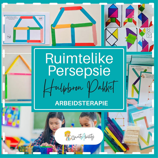 Ruimtelike Persepsie: Arbeidsterapie Mega Bundel WriteAbility 