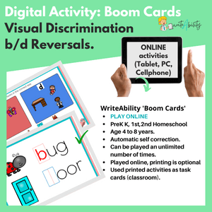 b/d Reversals and Confusion (Digital/ Online Activity) WriteAbility 