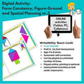 Visual Perception: Form Constancy and Spatial Planning. Nr.3 (Digital Activity). WriteAbility 