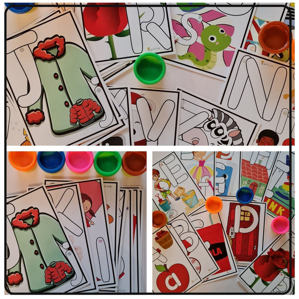 Activity Set: Playdough Alphabet /Alfabet klanke WriteAbility 