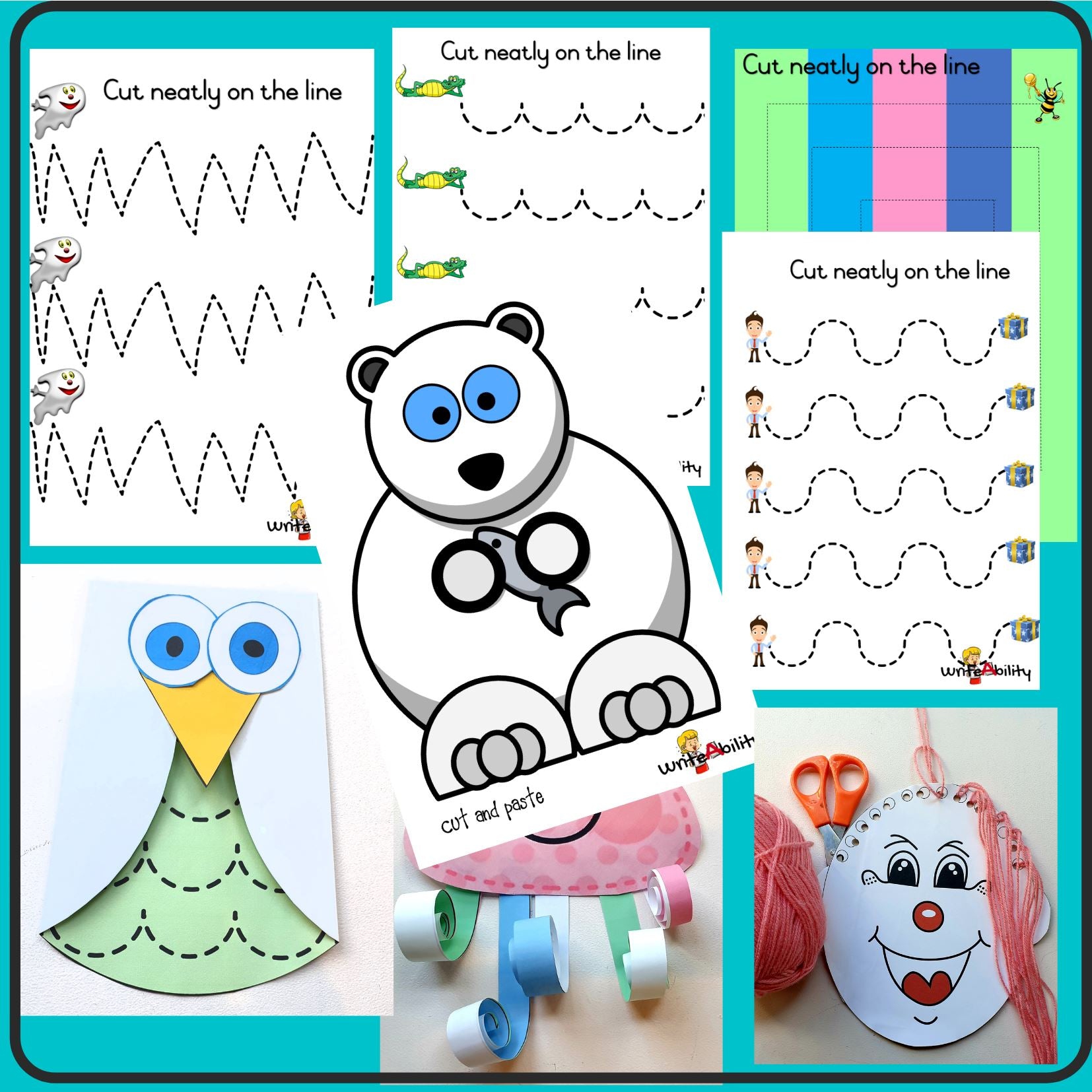 Cutting Skills: Fine Motor Development (Volume 1) – WriteAbility