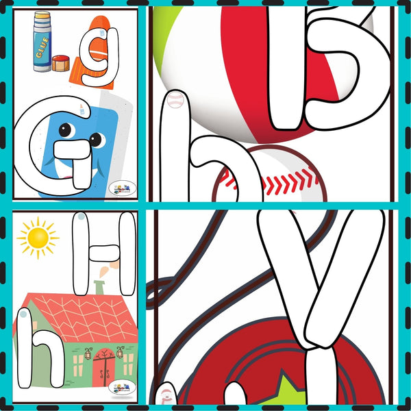 Playdough Alphabet Letters / Speelklei Alfabet Klanke WriteAbility 