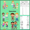 Opposites: Activities, posters and perceptual worksheets WriteAbility 