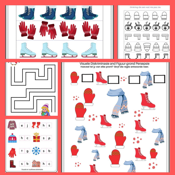 Winter: Perceptual Activities and Worksheets WriteAbility 