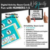 Fun with numbers: I can ADD 1-5 : Digital Activity (Boom Cards) WriteAbility 