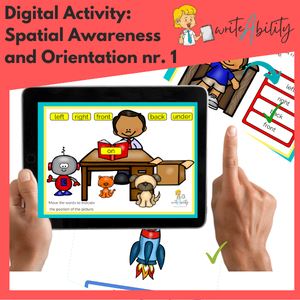 Visual Perception: Spatial Awareness and Orientation. Nr.1 (Digital Activity). WriteAbility 